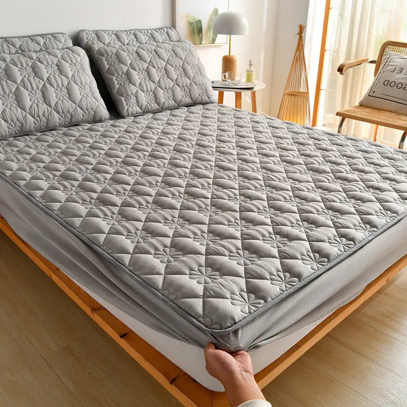Housse Matelas Brushed LUMBRA Pure grey-G