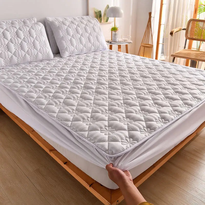Housse Matelas Brushed LUMBRA Pure white-H