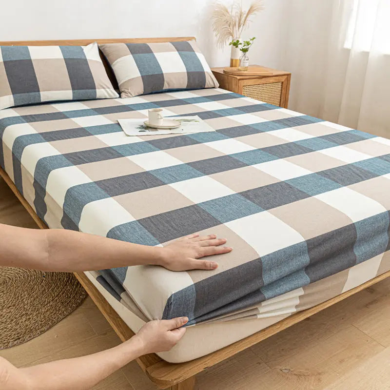 Housse Matelas Coton Antidérapant **DURELIA** Blues-180X200cm twopiece suit
