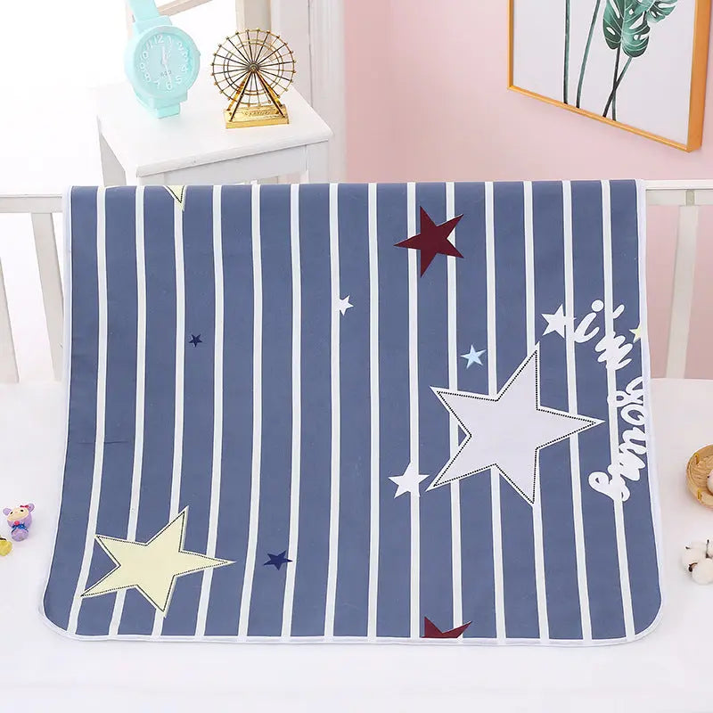 Housse Matelas Coton Écologique KIDOVO Five pointed star-150X200