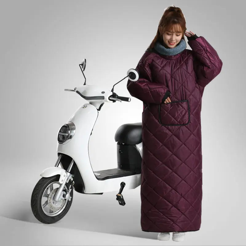 Housse Pour Moto Imperméable ZILARO Wine Red-XXL plus handle