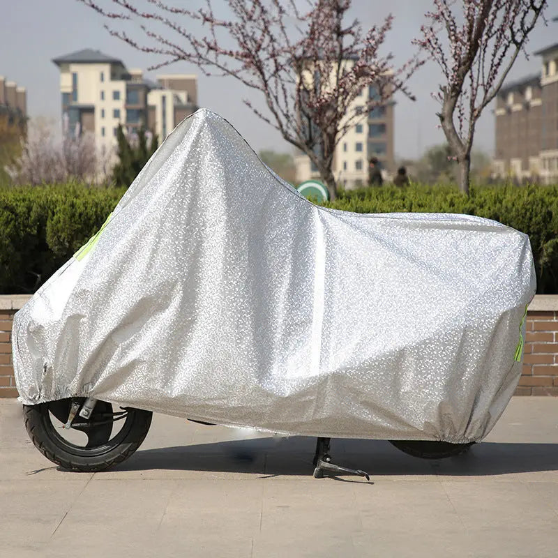 Housse Pour Moto Nylon **PROTECTA** White-M