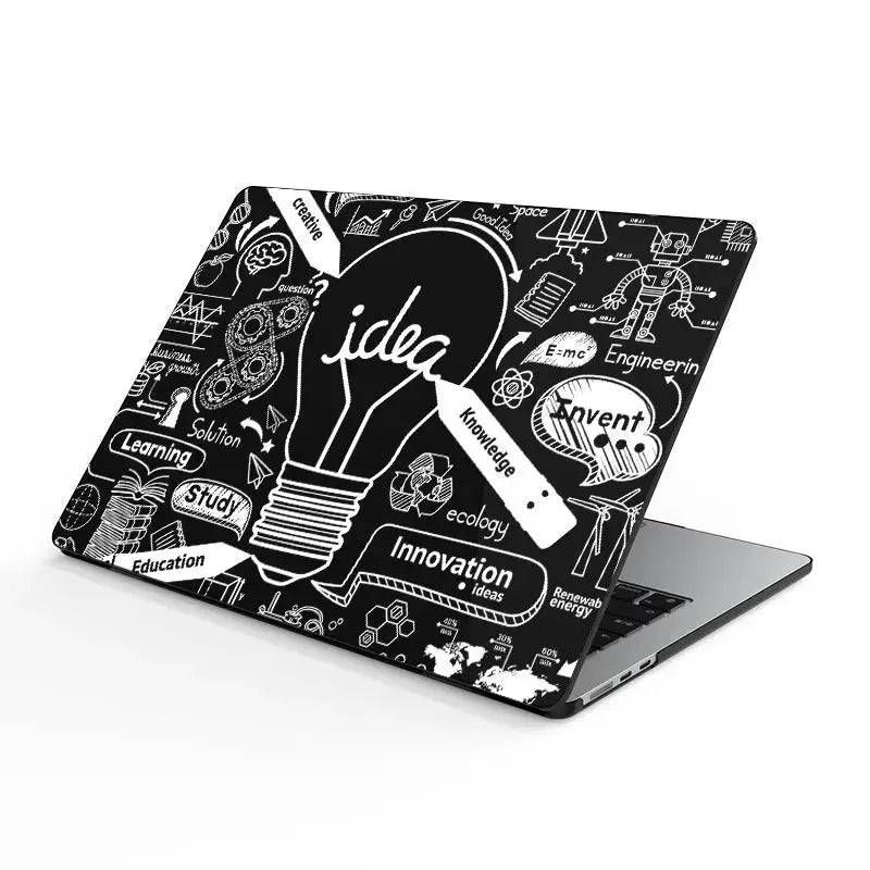 Housse Pour Ordinateur Plastique LUMIO Hot Silver Black Shell-Air13 Inch A2337A2179