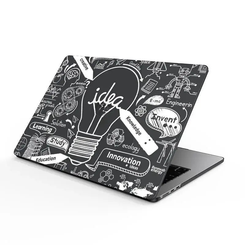 Housse Pour Ordinateur Plastique LUMIO Silver Transparent Black Shell-Pro13 Inch A1708