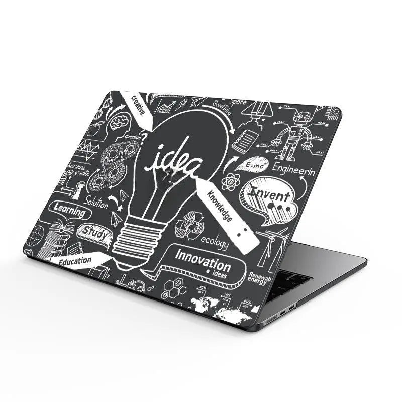 Housse Pour Ordinateur Plastique LUMIO Silver Transparent Black Shell-Air13 Inch A2681