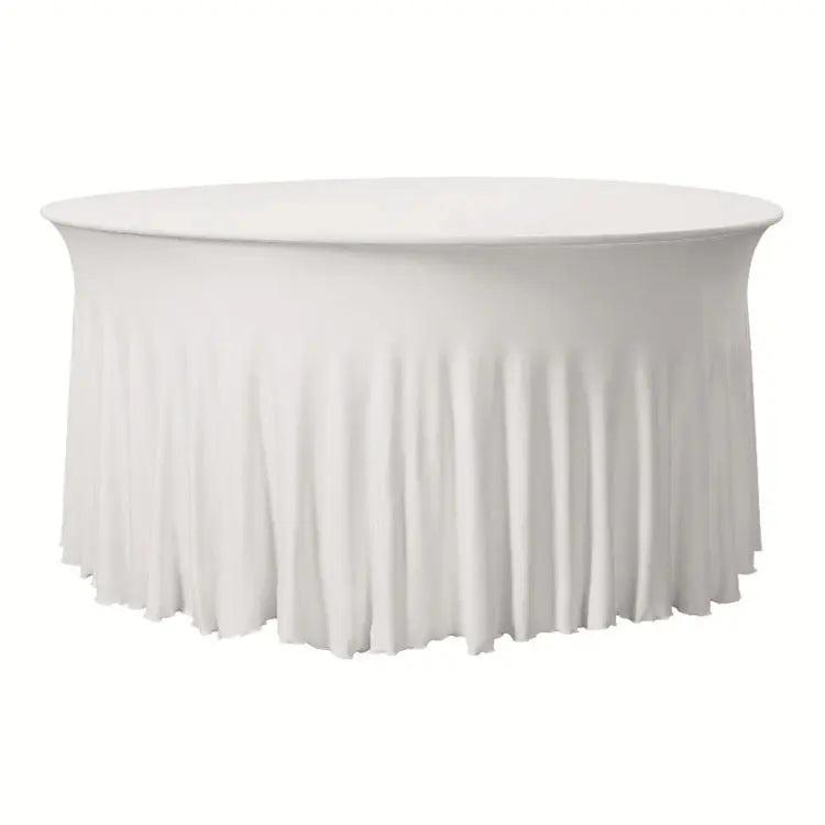 Housse Pour Table Jardin Extensible ELYNO White-120x75CM