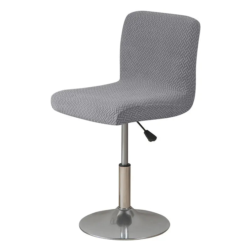 Housse Protection Chaise Élastique JARAGID Dark Gray-Short Back