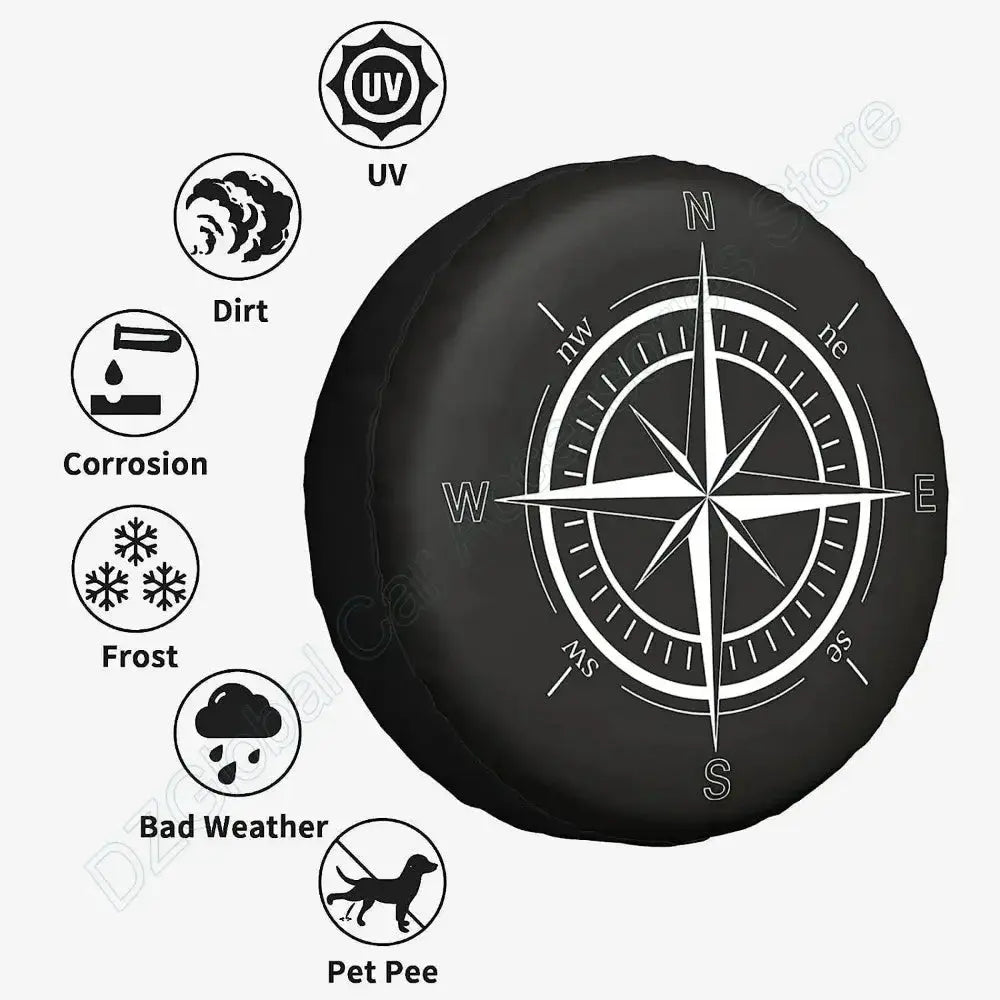 Housse Roue de Secours Polyester AZURON Housse de France