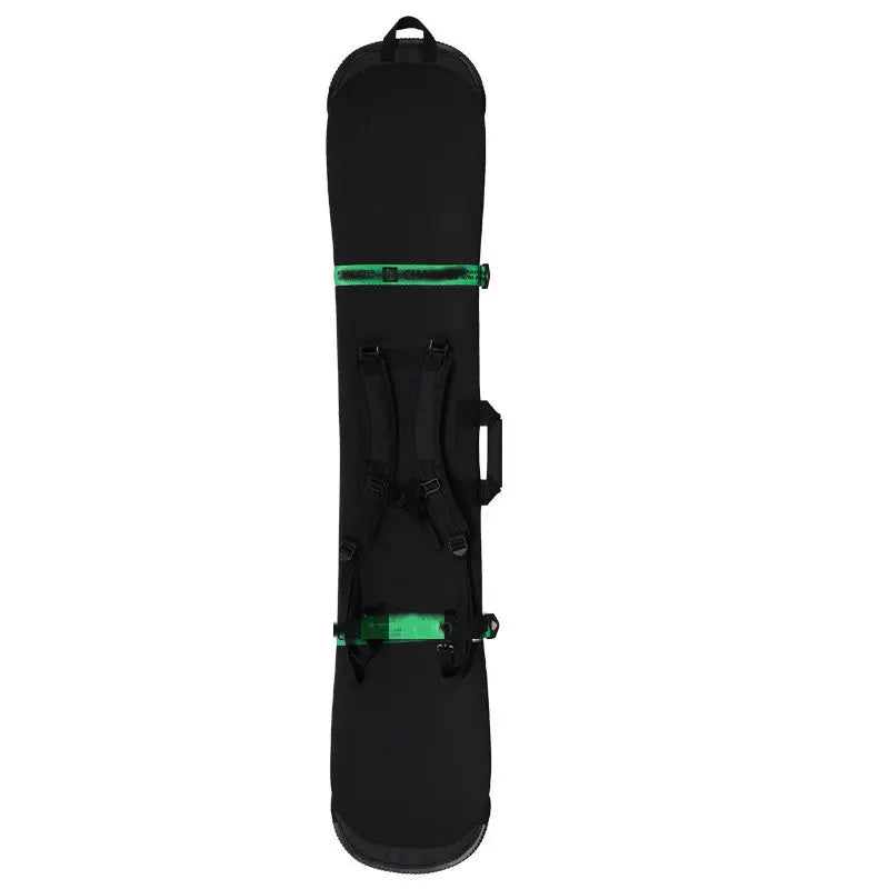 Housse Snowboard Imperméable DIVARO Black Green Ribbon-Single shoulder-100CM to 109CM