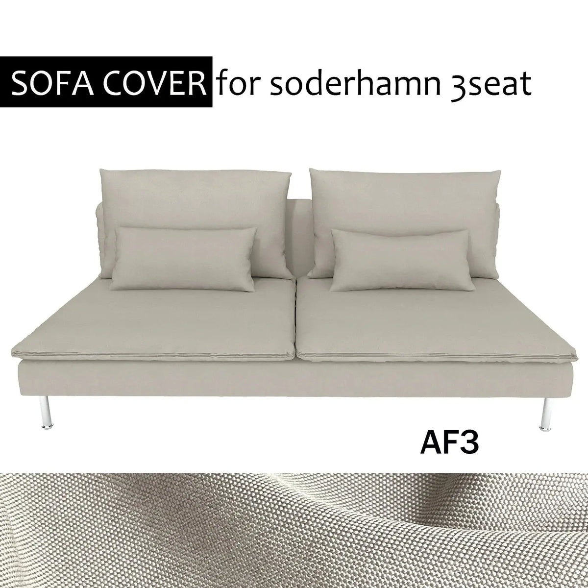 Housse Soderhamn Moderne CREZIA Housse de France