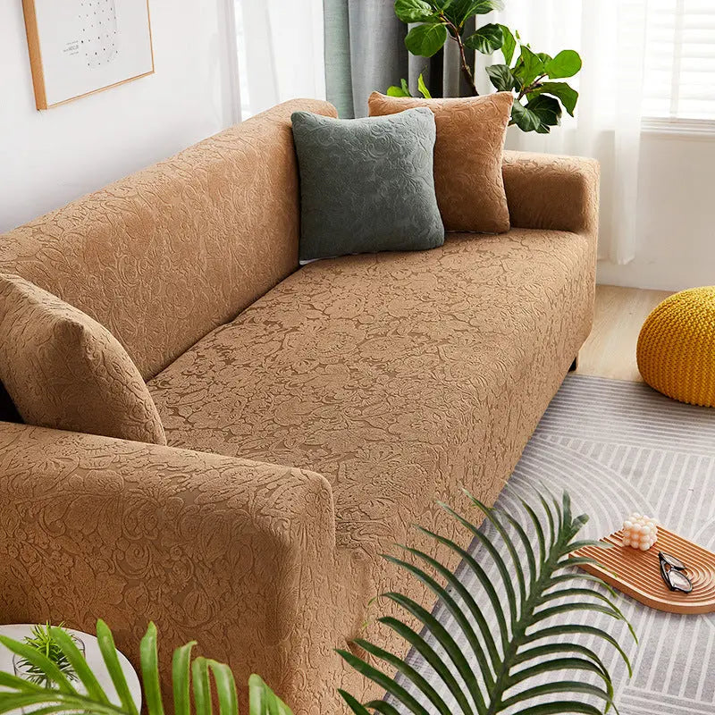 Housse Soderhamn Polyester Moderne VELINA European style camel-Double size