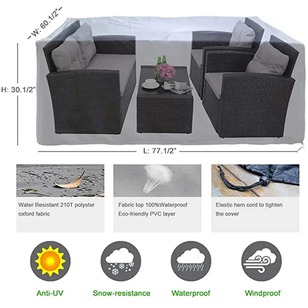 Housse Table Jardin Imperméable POLARA Housse de France