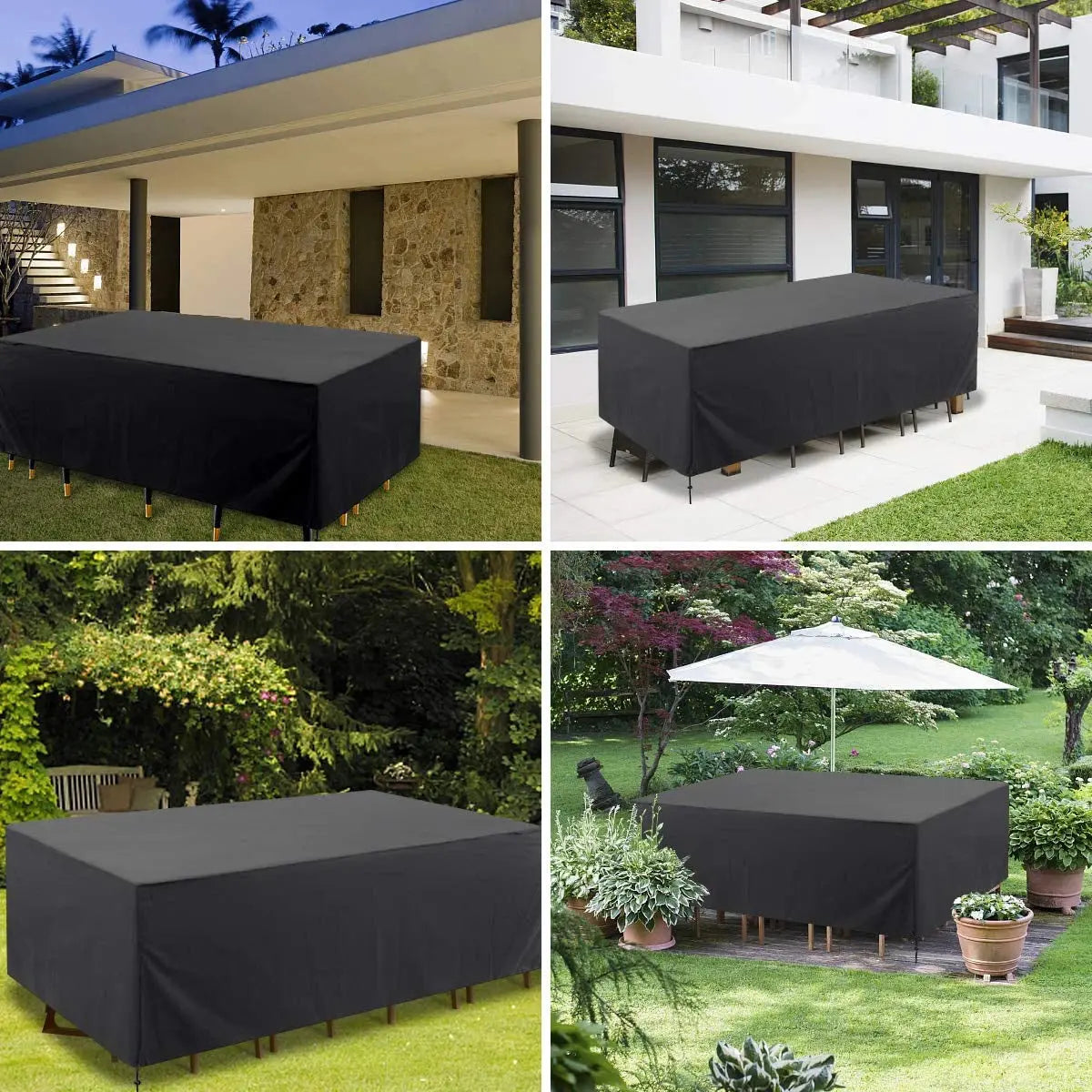 Housse Table Jardin Imperméable SOLVIN Housse de France