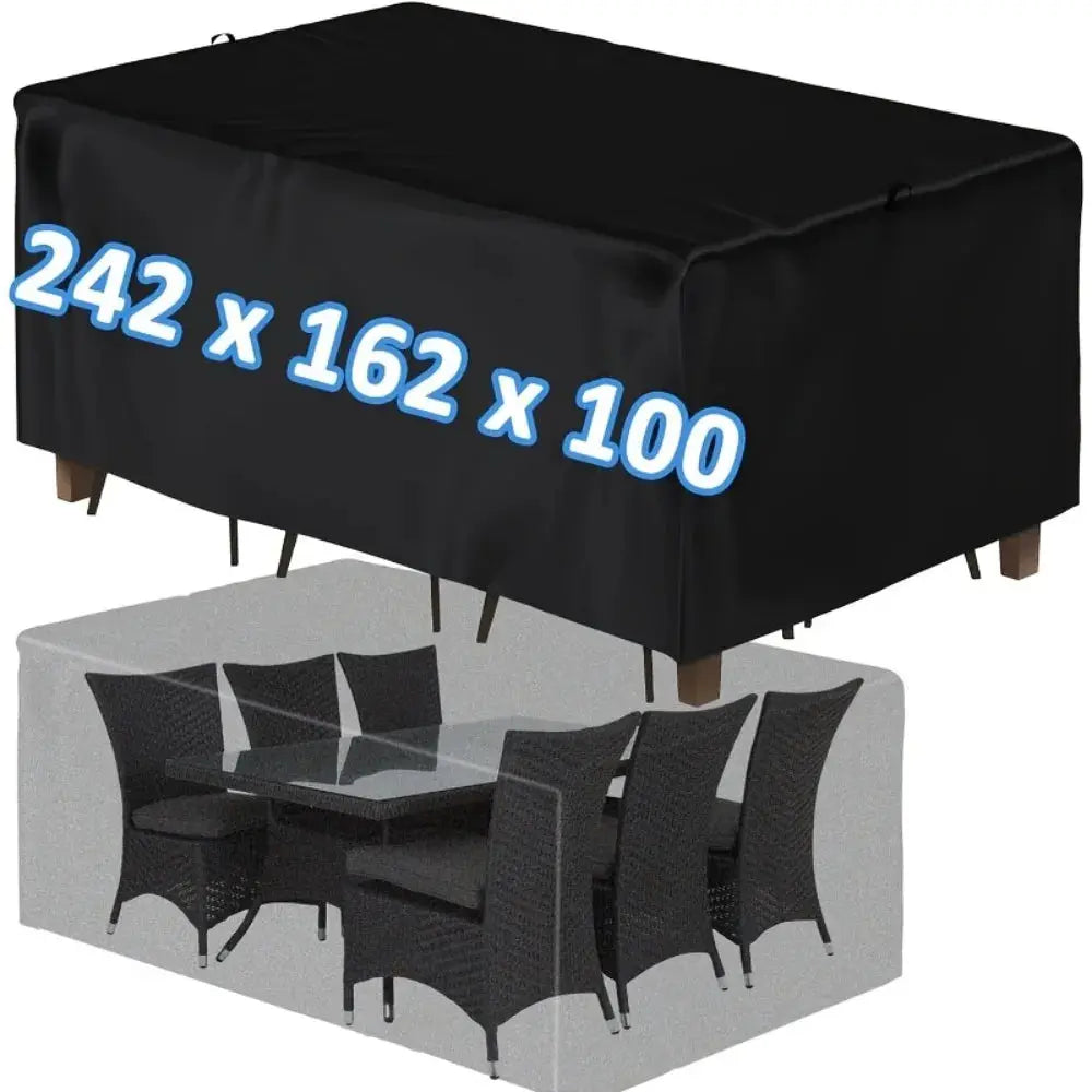 Housse Table Jardin Polyester Élégante NOVARA Housse de France