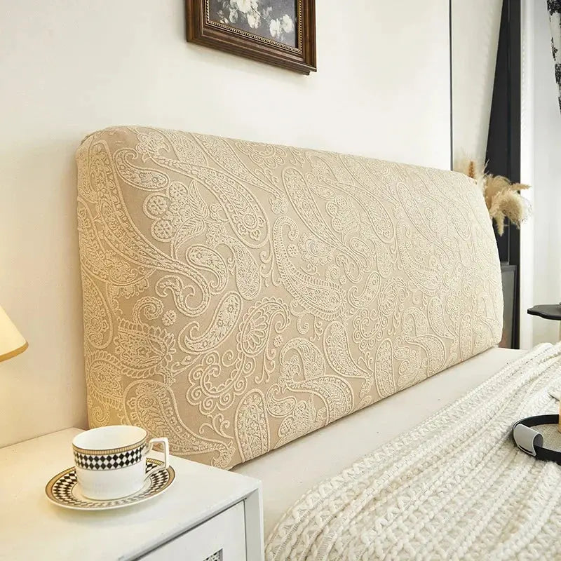 Housse Tête De Lit Jacquard Élastique **VELIARO** Housse de France