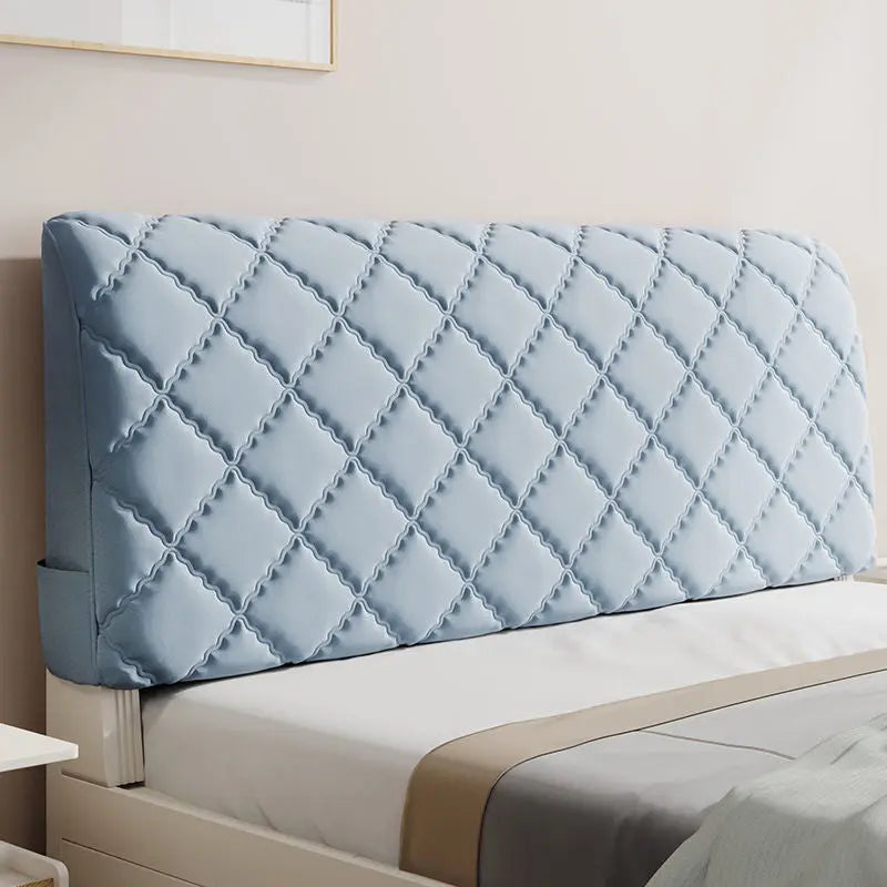 Housse Tête de Lit Coton Moderne **VELARO** Haze Blue A single side-1.5M