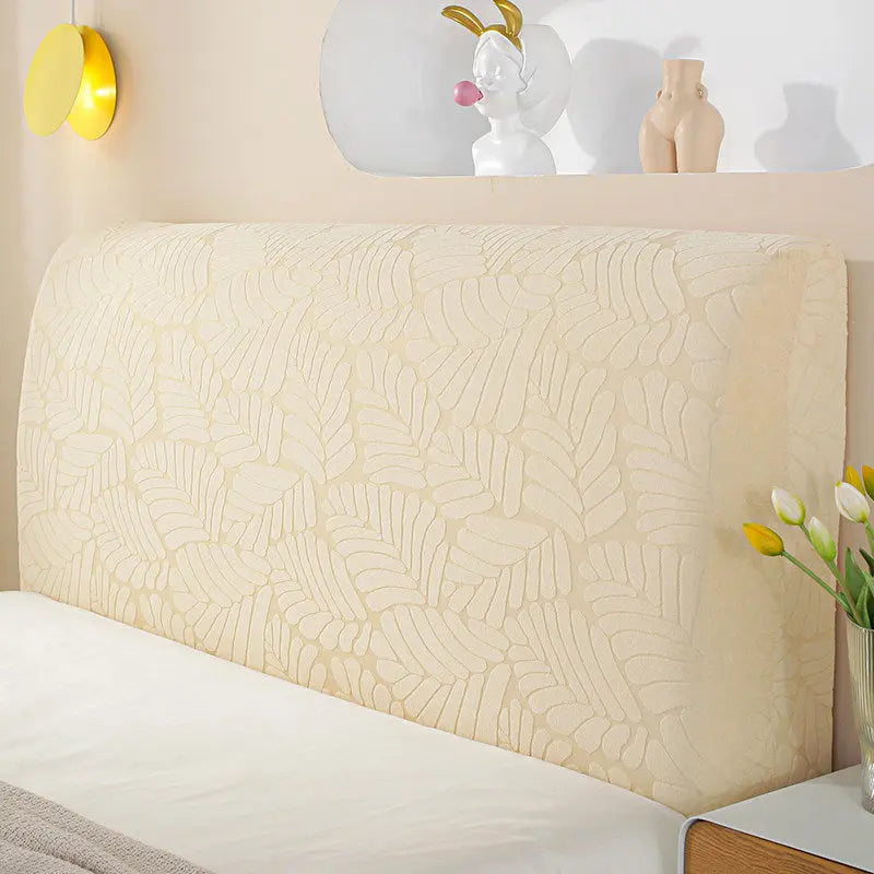 Housse Tête de Lit Jacquard BERLIA Champagne-2.2meters