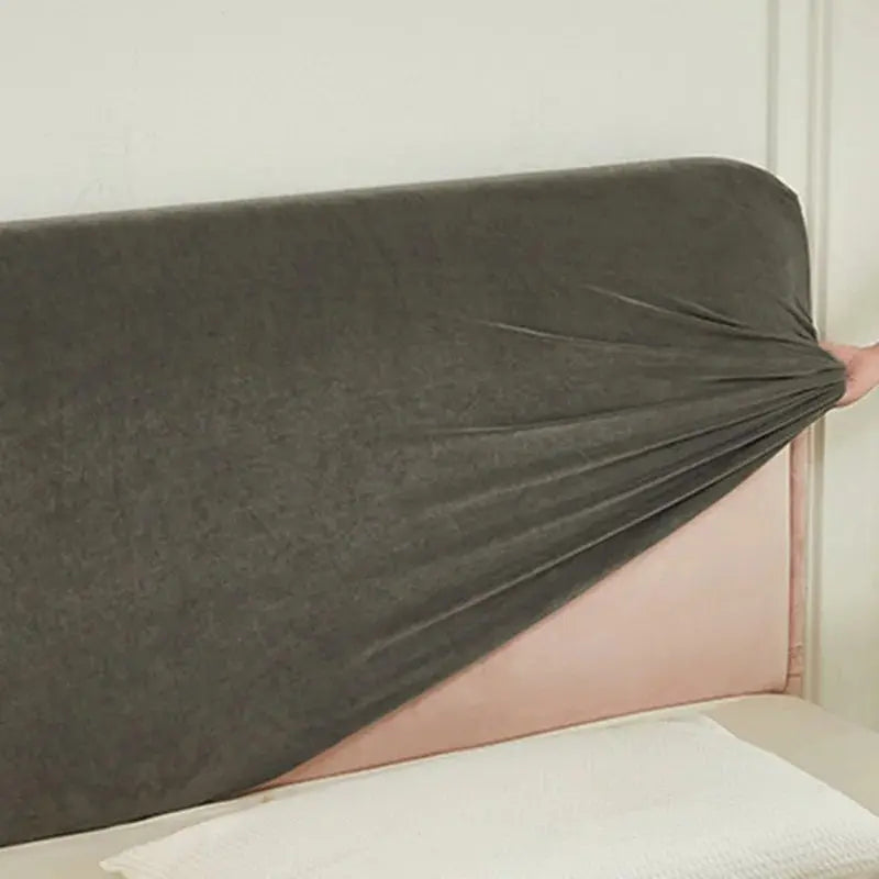 Housse Tête de Lit Velours Extensible SOFIA Housse de France