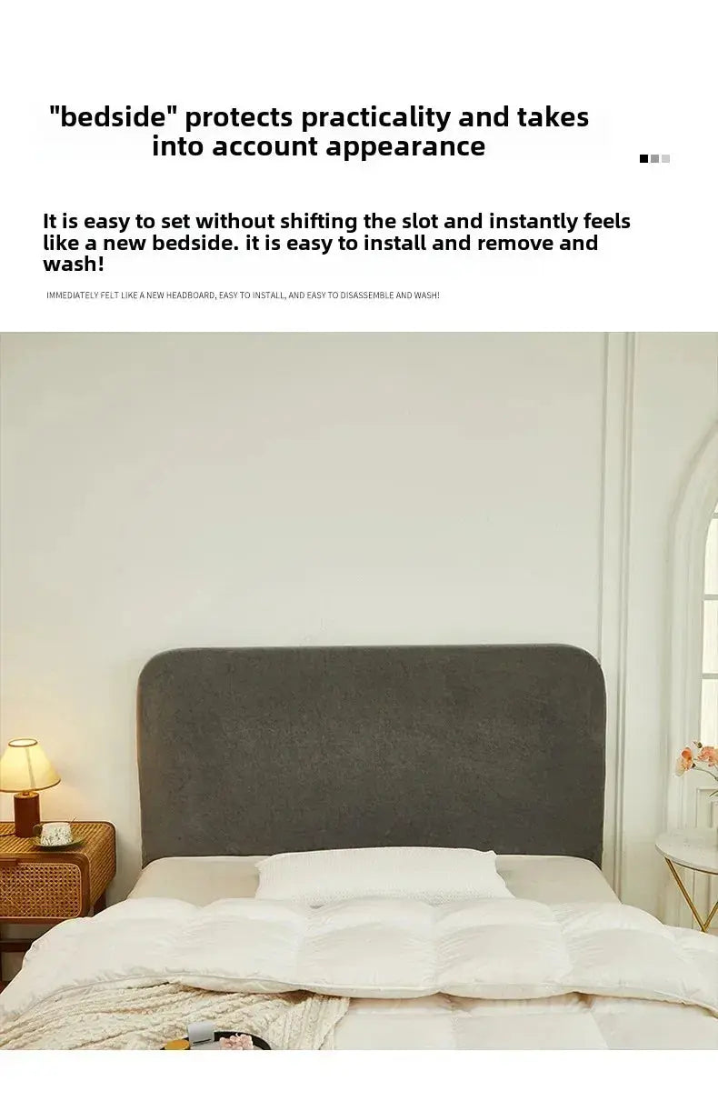 Housse Tête de Lit Velours Extensible SOFIA Housse de France
