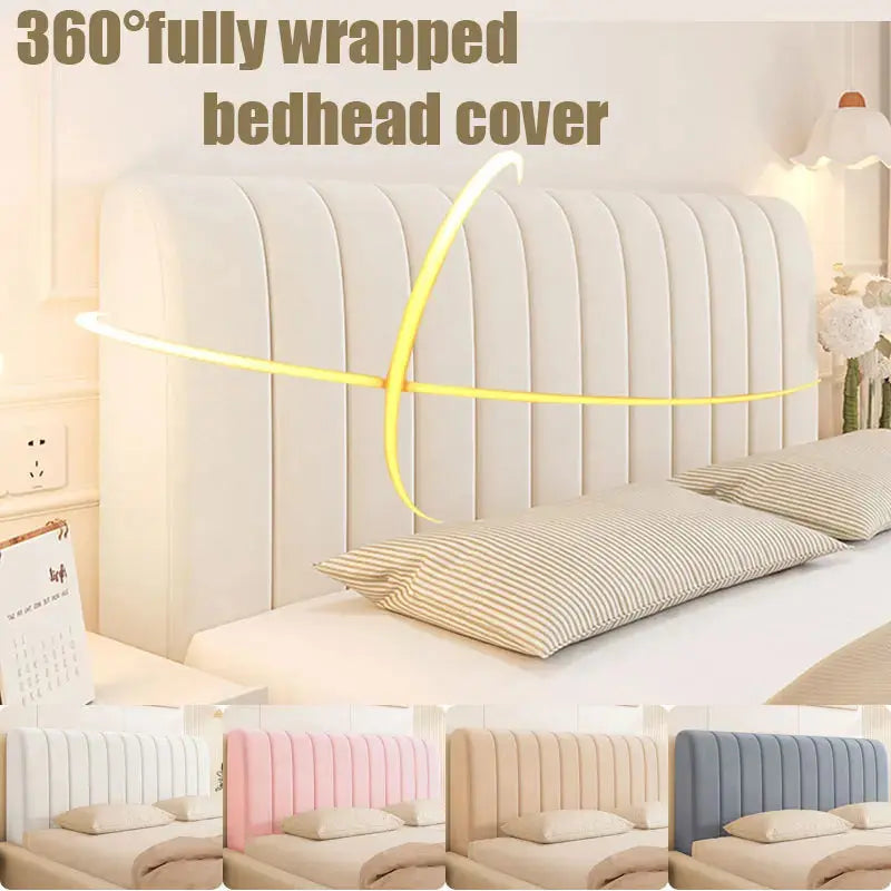 Housse Tête de Lit Velours Luxo Housse de France