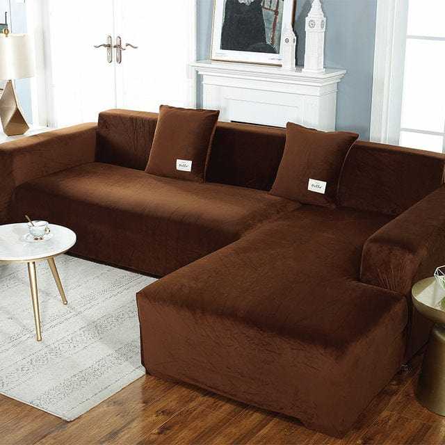 Housse canapé angle ELASTICKA, couverture pour canapé Housse De France
