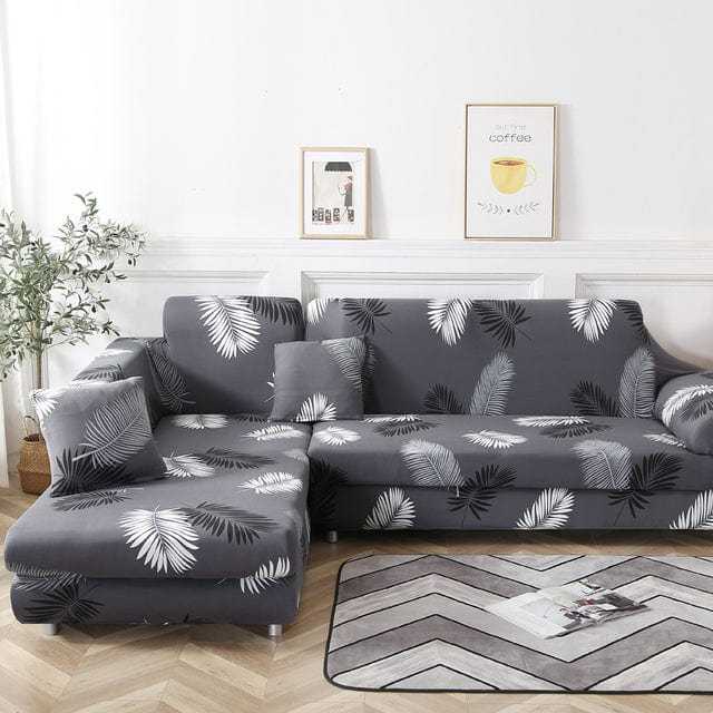 Housse canapé d'angle NEOONA, couverture intégrale pour mobilier Housse De France