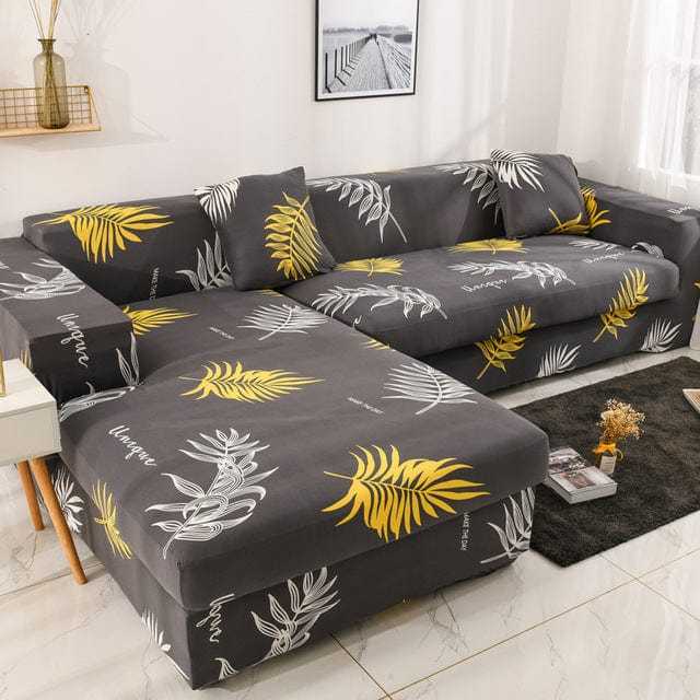 Housse canapé d'angle STARTGEO, protection pour mobilier en L Housse De France