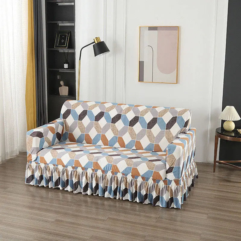 Housse de Canapé Universelle QUOVA Colour Geometry-Single Size 90 140cm