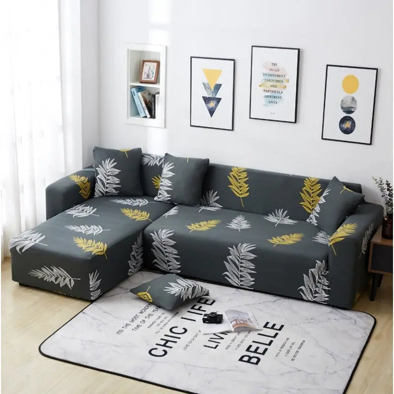 Housse de Canapé Extensible LORNA Brown-190to 230cm