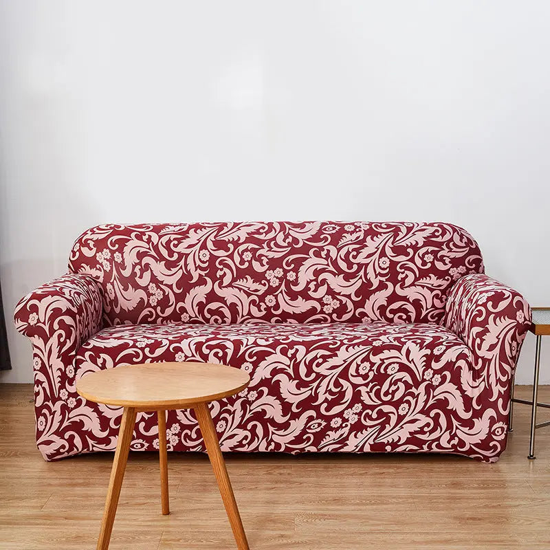 Housse de Canapé Imprimée ELASTIK Branches And Tendrils-For Four Person Sofa
