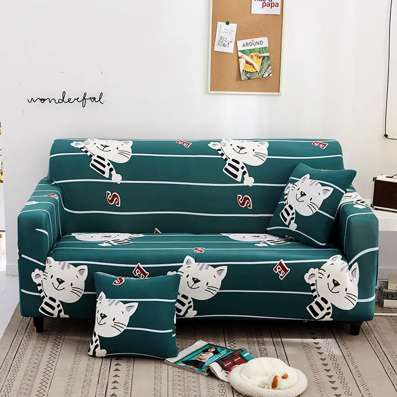 Housse de Canapé Moderne POLYSOFA Tiger-Pillowcase