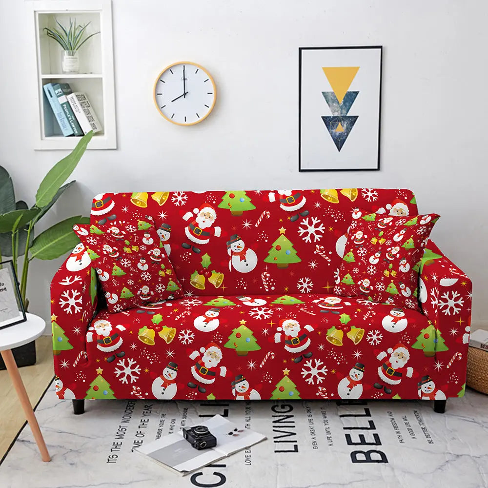 Housse de Canapé Noël FÉTELIA Christmas5-90to140cm