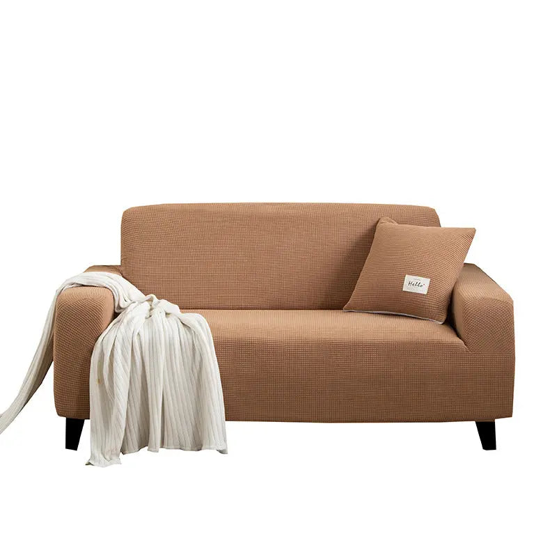 Housse de Canapé Polaire ELIXIR Camel-145to185cm