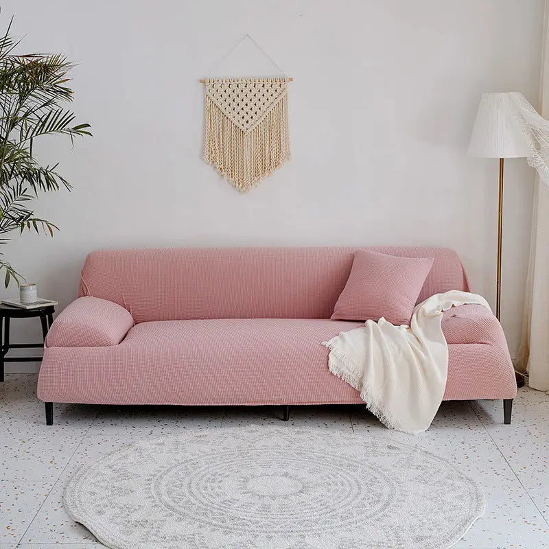 Housse de Canapé Polaire ELIXIR Pink-190to230cm