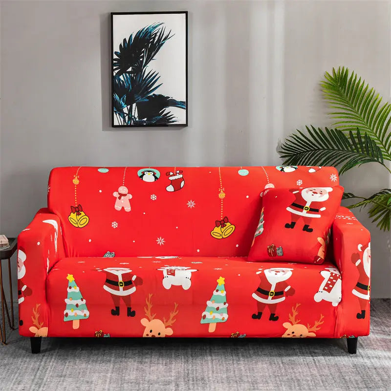 Housse de Canapé Stretch Polyester NYTANO Red-XL