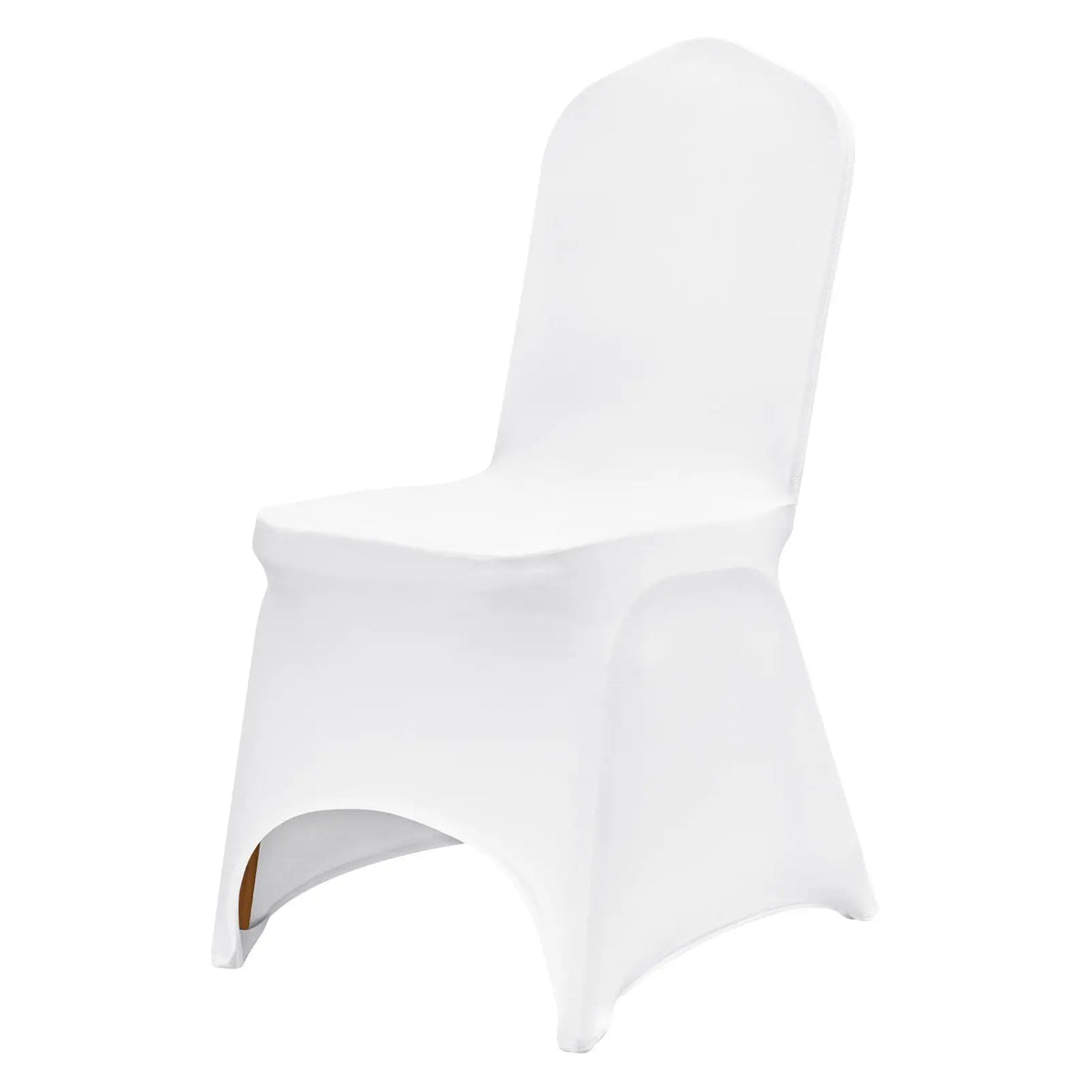 Housse de Chaise Spandex Arched CIRNOX 50PCS White