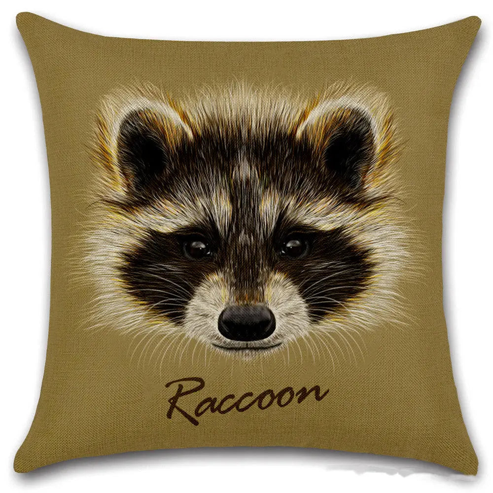 Housse de Coussin Animal Nordique LINNO Style11-45x45cm