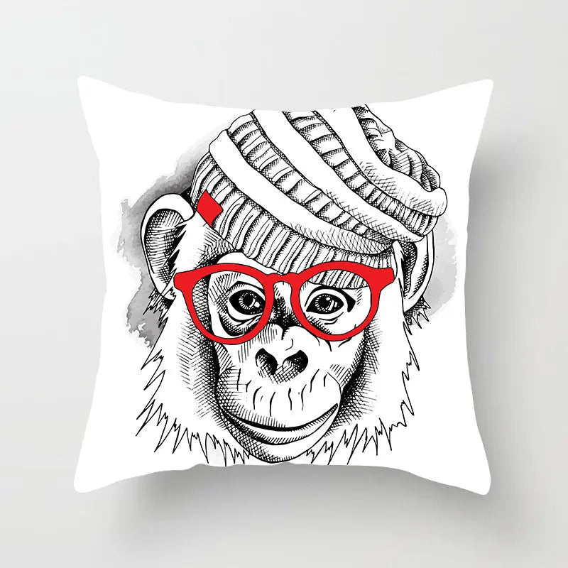 Housse de Coussin Cartoon ZUPIFO Style19-45x45cm