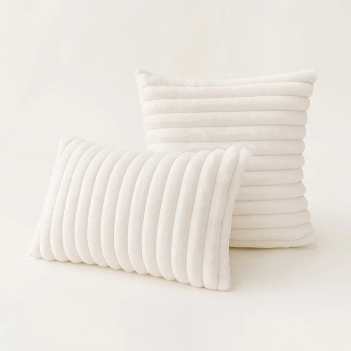 Housse de Coussin Chic POLMEGA White-30x50cm
