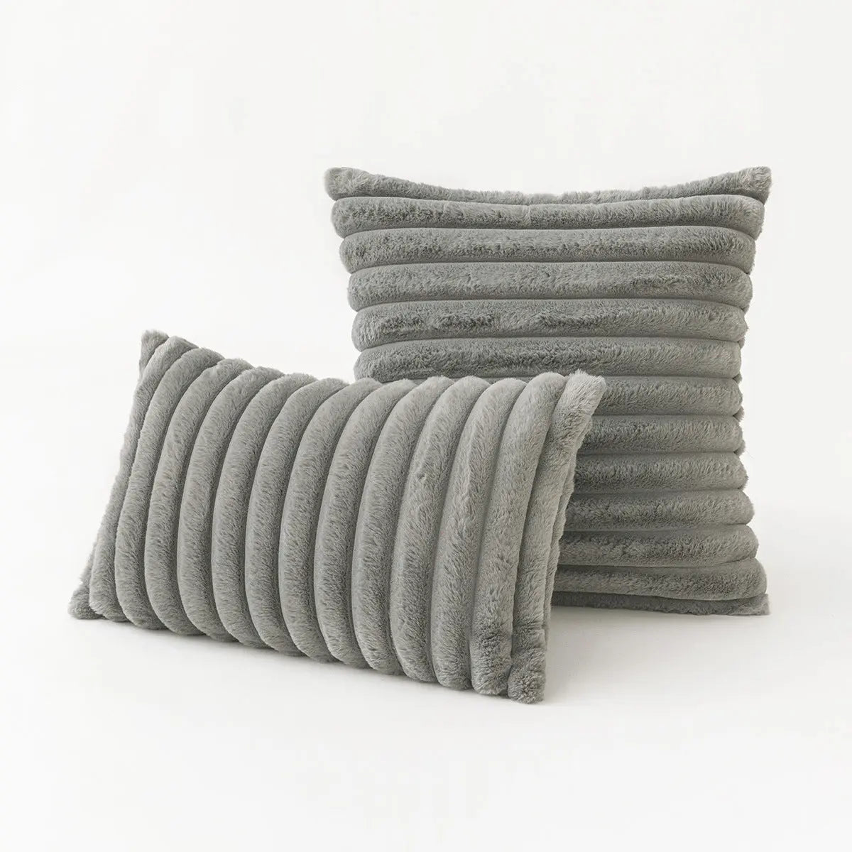 Housse de Coussin Chic POLMEGA Grey-50x50cm