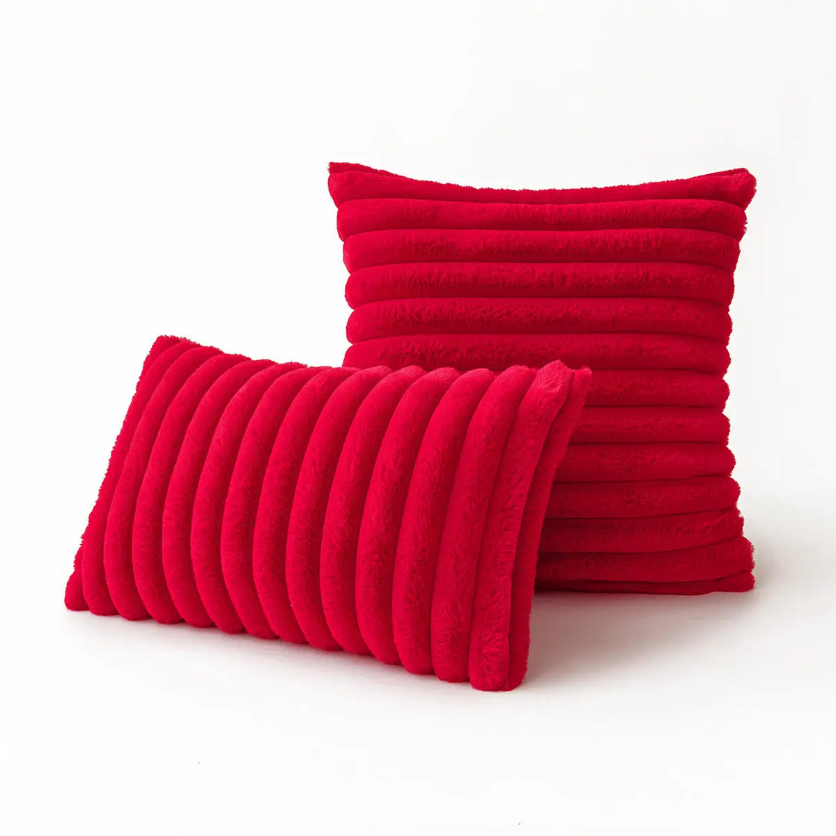 Housse de Coussin Chic POLMEGA Red-50x50cm