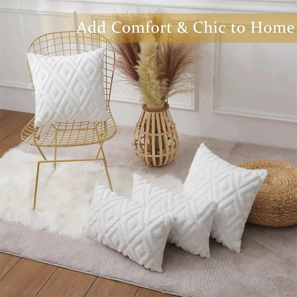 Housse de Coussin Coton Doux OLIVIO Housse de France