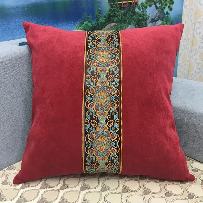 Housse de Coussin Déco KOLVIA Red-40X40cm Without Core