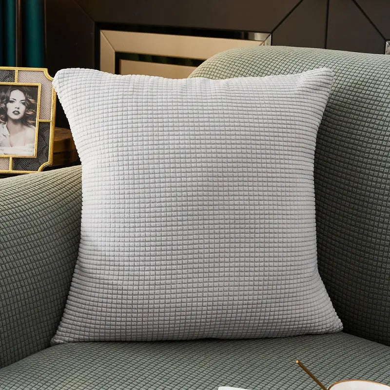 Housse de Coussin Douceur MARE와 Light Gray-50x50cm Pillow Case