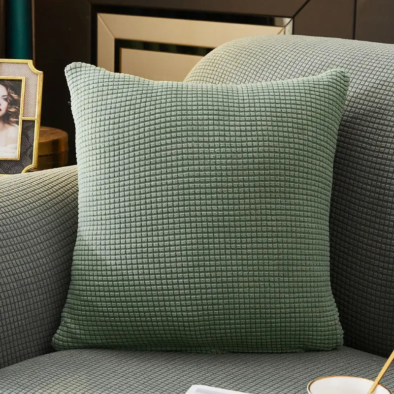 Housse de Coussin Douceur MARE와 Pine And Cypress Green-45x45cm Pillow Case