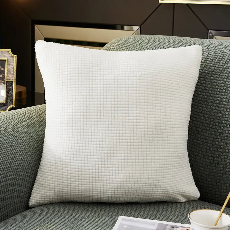 Housse de Coussin Douceur MARE와 Jade White-40x40cm Pillow Case
