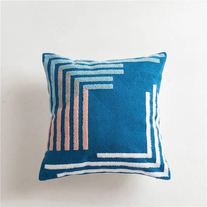 Housse de Coussin Géométrique BAKLU as shown-D-45x45cm
