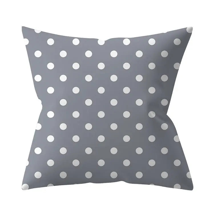 Housse de Coussin Géométrique SILVΞR 8 Style-45x45cm