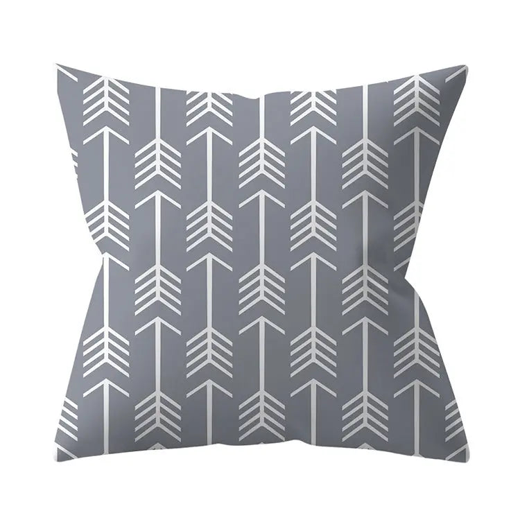 Housse de Coussin Géométrique SILVΞR 15 Style-45x45cm