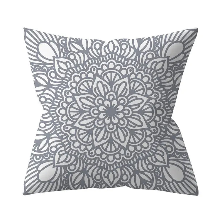 Housse de Coussin Géométrique SILVΞR 29 Style-45x45cm